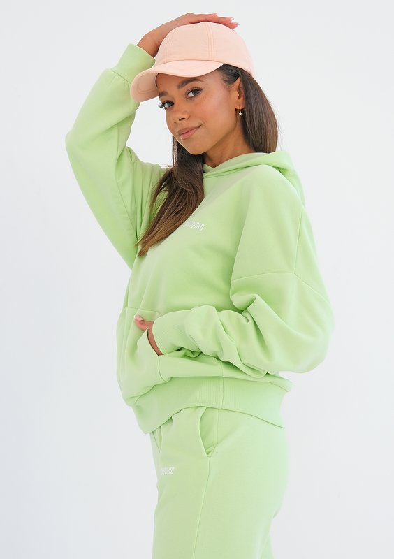 Pure - Bluza z kapturem Lime Green