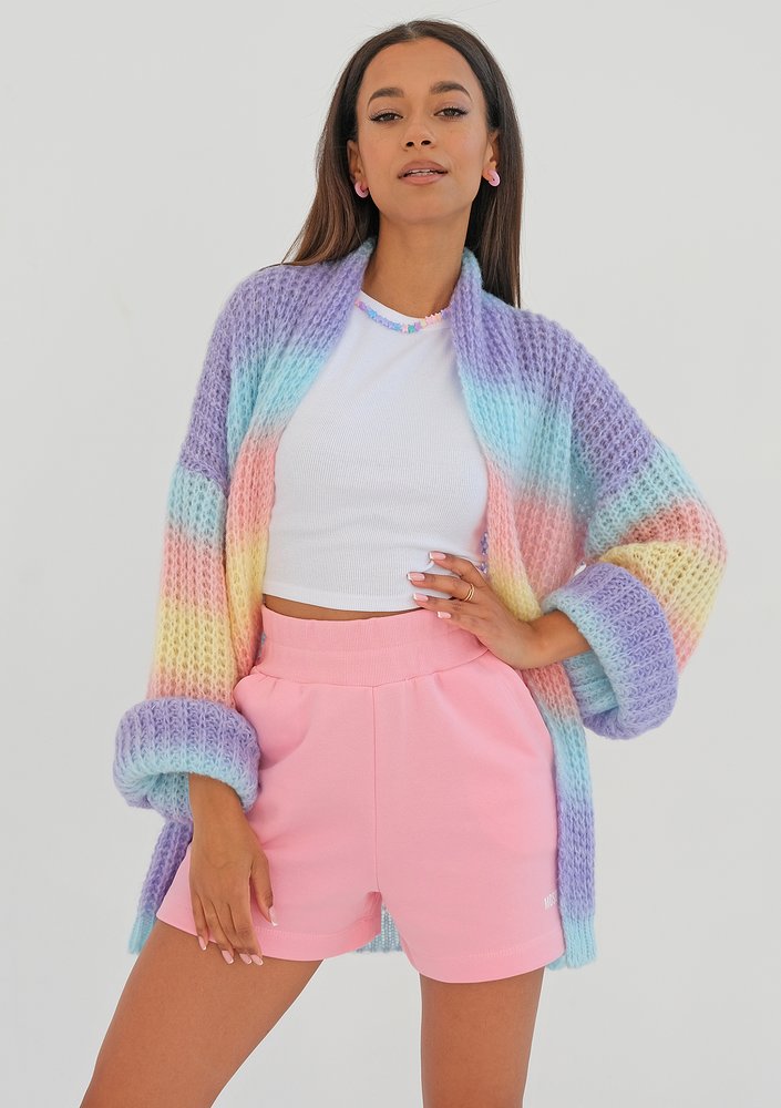 Lotus - Luźny kardigan Ombre Pastel