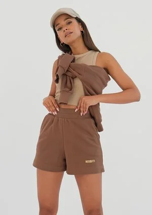 Pure - choco brown shorts