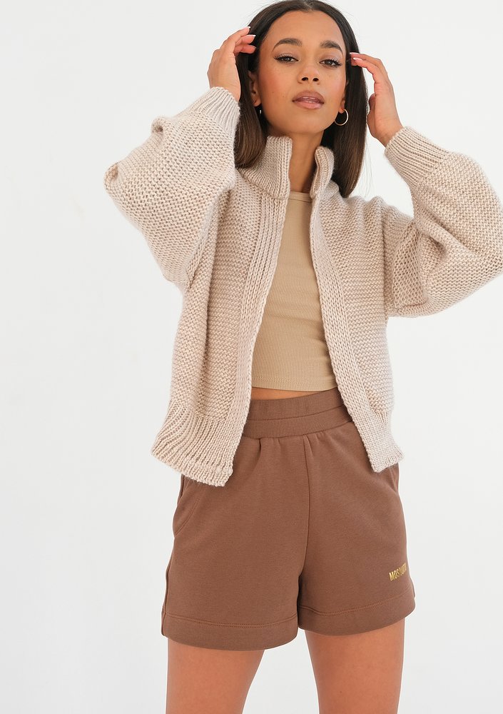 Pure - choco brown shorts