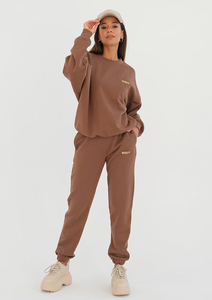 Pure - Spodnie dresowe Choco Brown