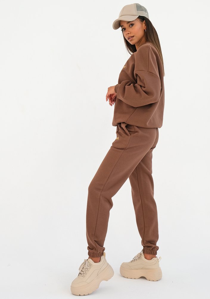 Pure - Spodnie dresowe Choco Brown