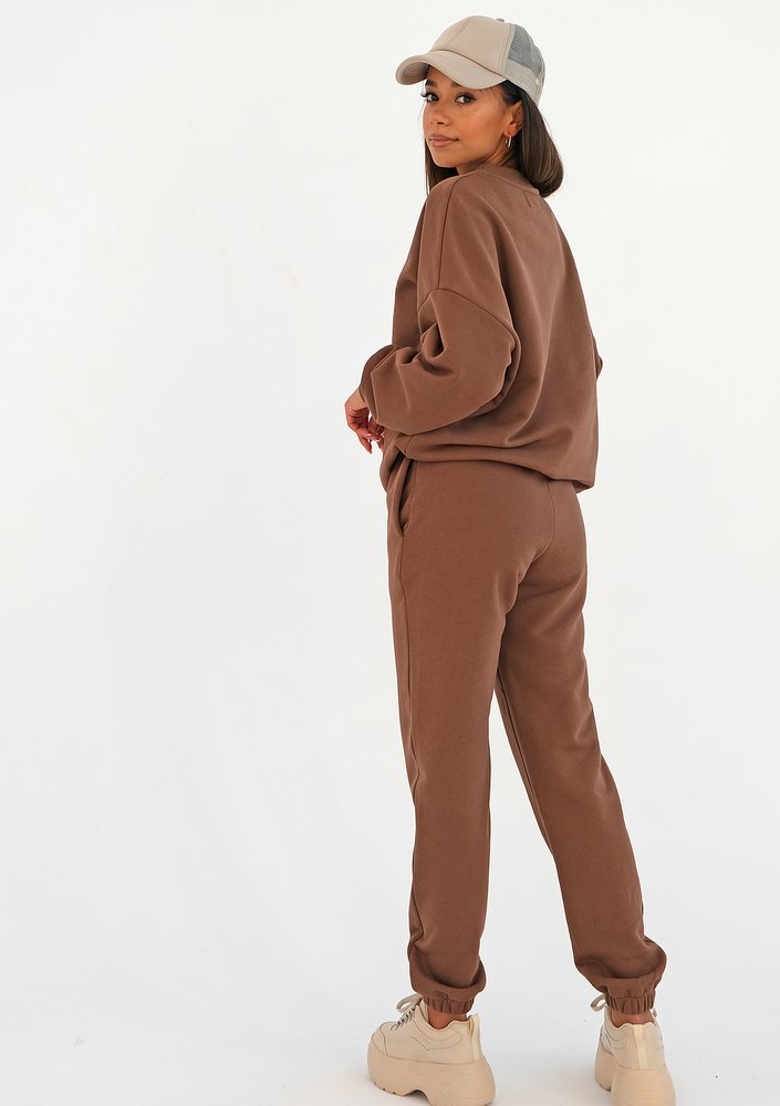 Pure - Spodnie dresowe Choco Brown