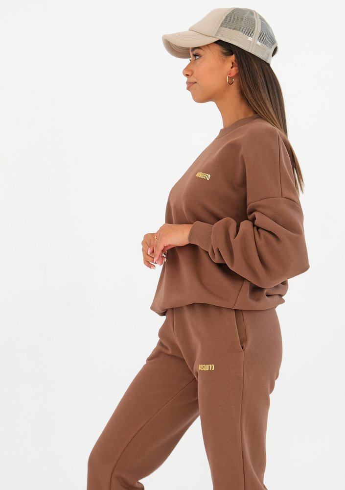Pure - choco brown sweatshirt
