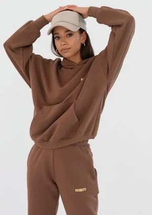 Pure - Bluza z kapturem Choco Brown