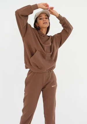 Pure - Bluza z kapturem Choco Brown
