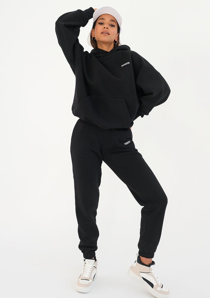 Pure - black loose fit sweatpants