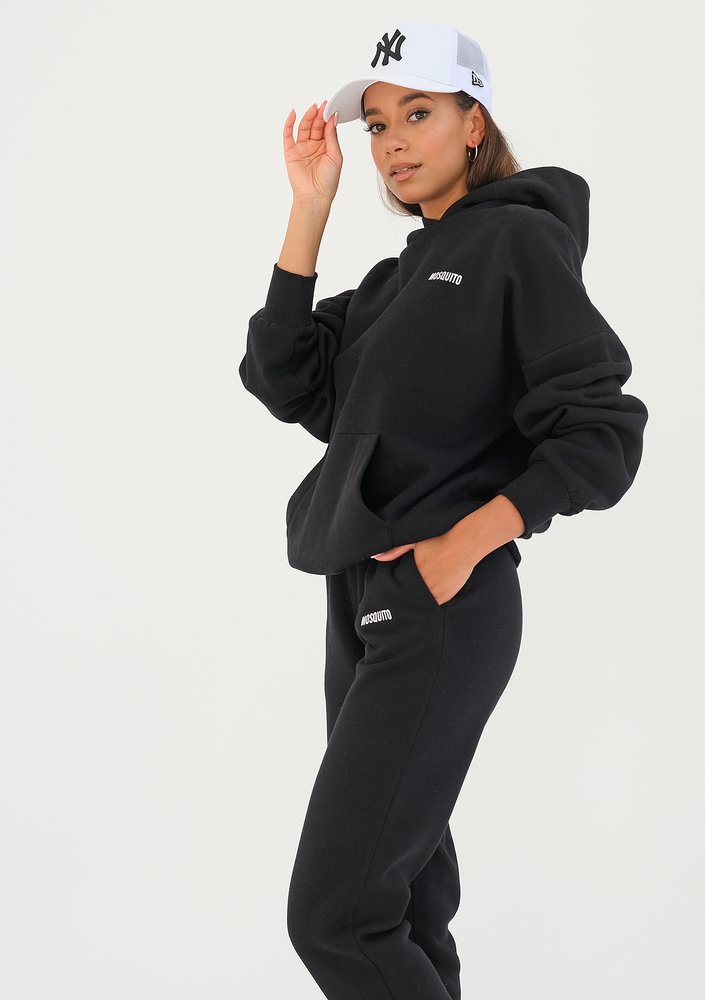 Pure - black loose fit sweatpants