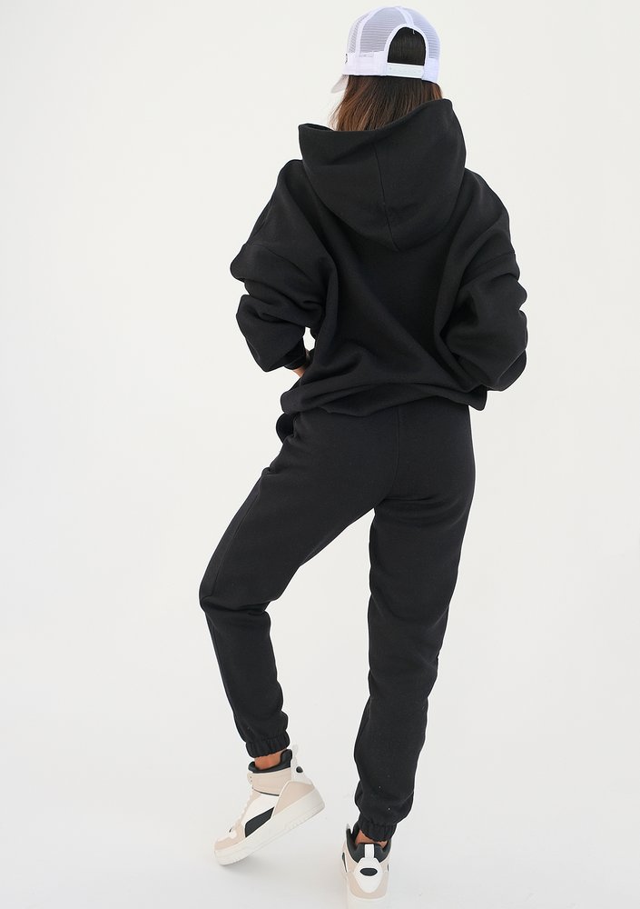 Pure - black loose fit sweatpants