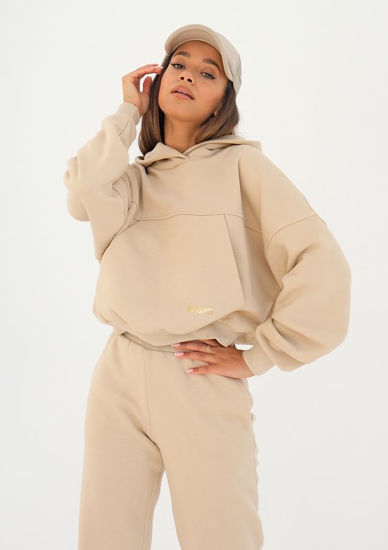 Loose - sand beige loose fit hoodie
