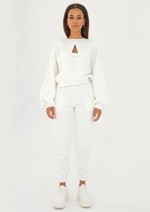 Delsy - Bluza z wycięciem Creamy Cake
