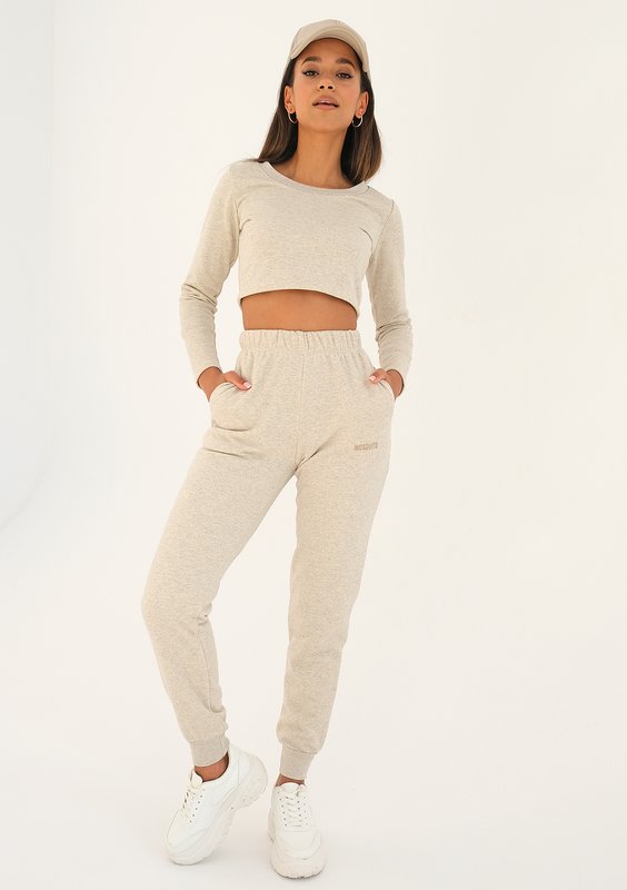 Astina - Melanżowa bluzka Beige