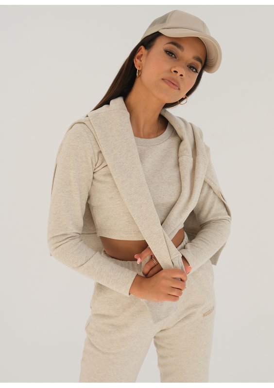 Astina - Melanżowa bluzka Beige