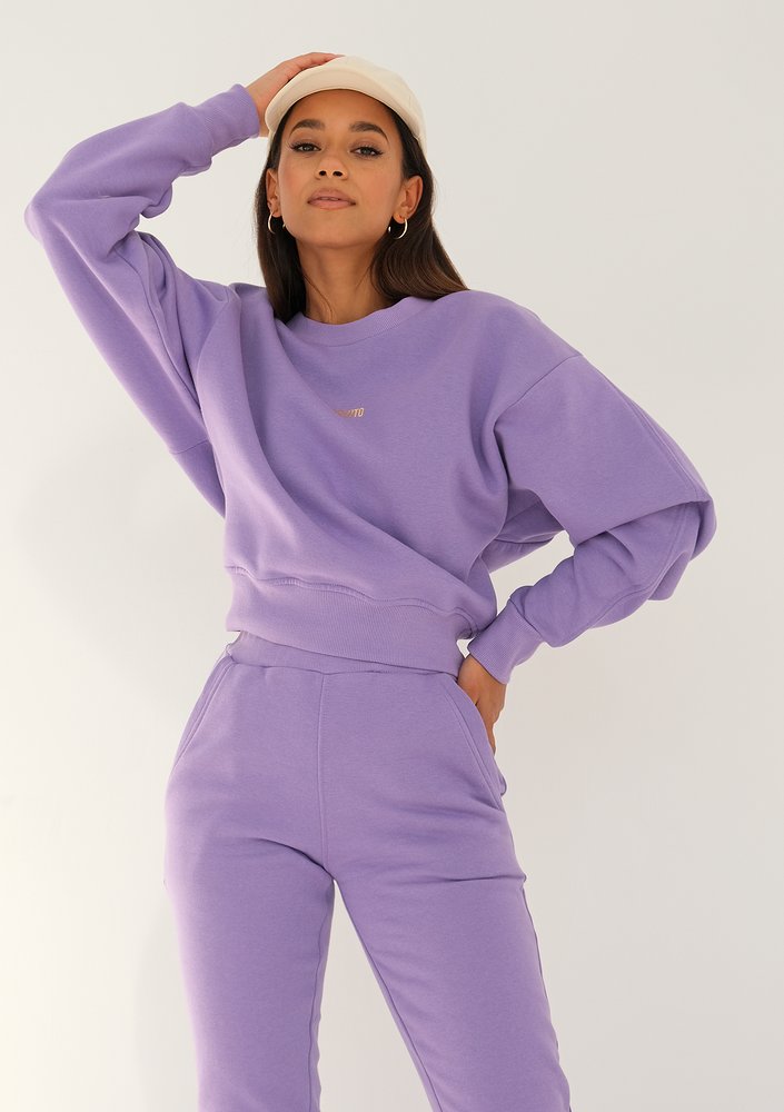 Venice - grape fruit violet sweatshirt