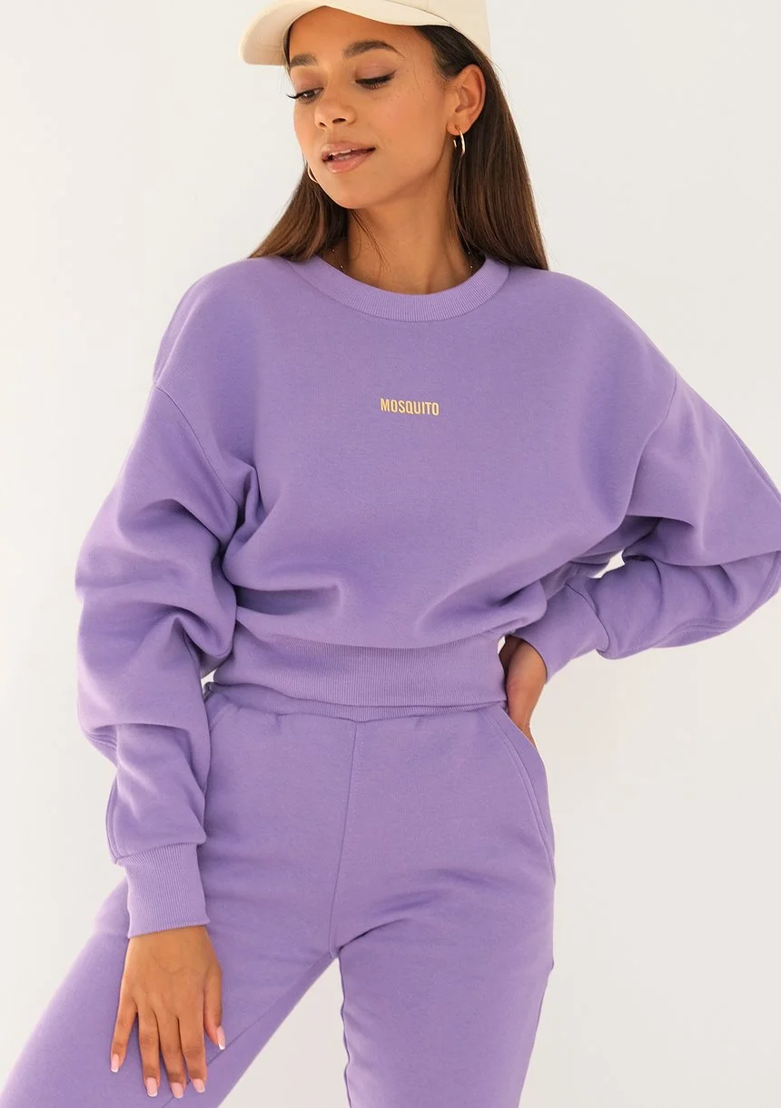 Venice - grape fruit violet sweatshirt