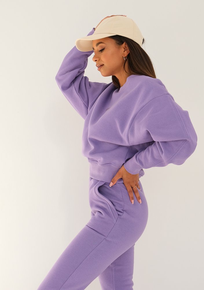 Venice - grape fruit violet sweatshirt