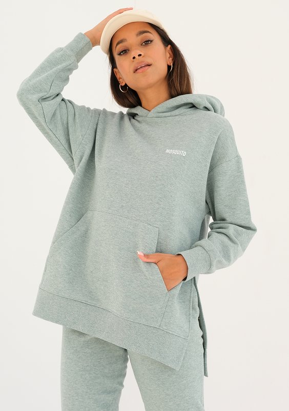 Simple - minty melange hoodie