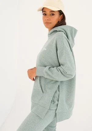 Simple - minty melange hoodie