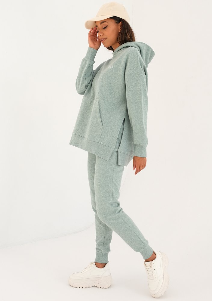 Simple - minty melange sweatpants