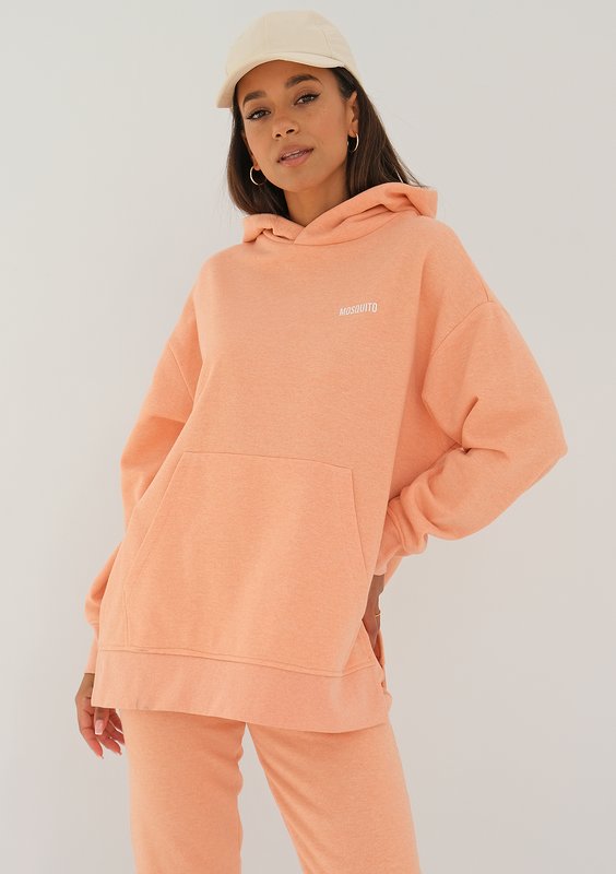 Simple - Bluza z kapturem Melanż Orange