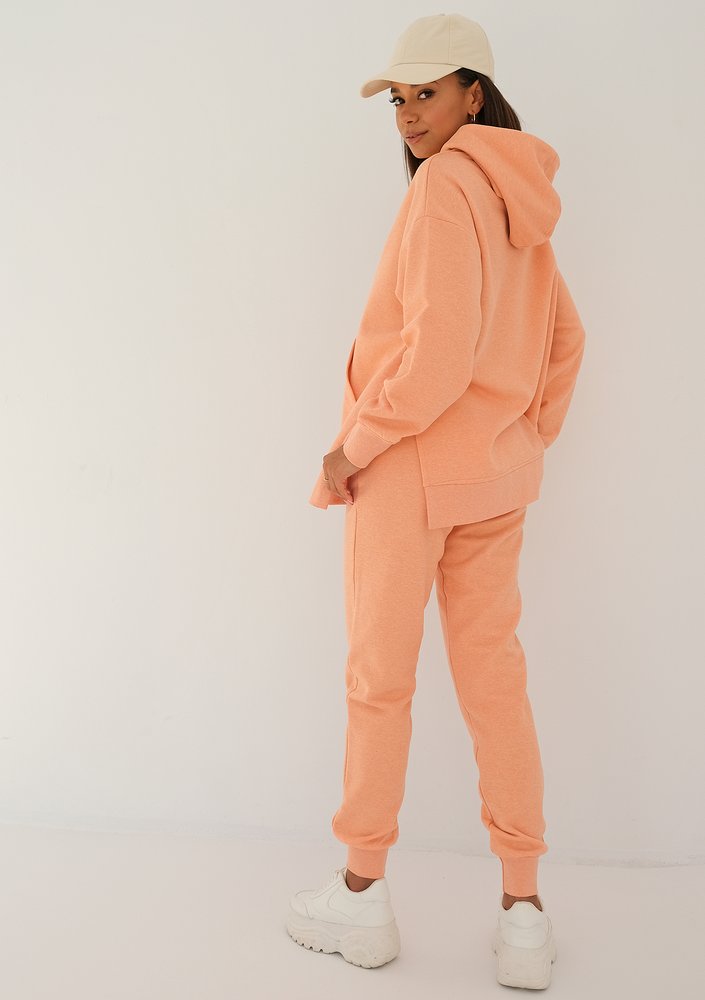 Simple - Bluza z kapturem Melanż Orange