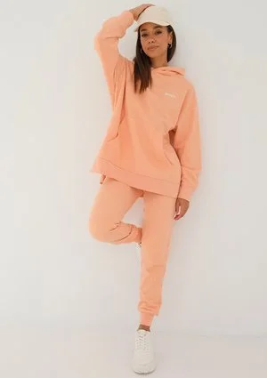 Simple - orange melange hoodie