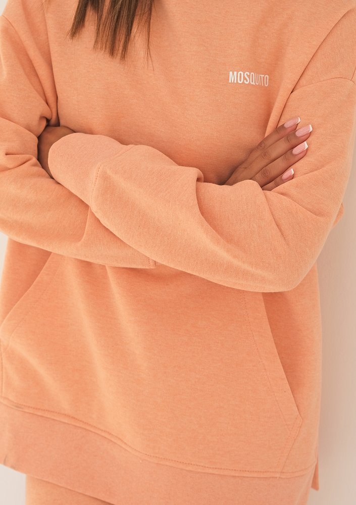 Simple - Bluza z kapturem Melanż Orange