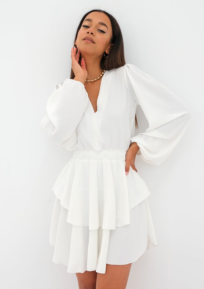 Mia - Sukienka boho Ecrue