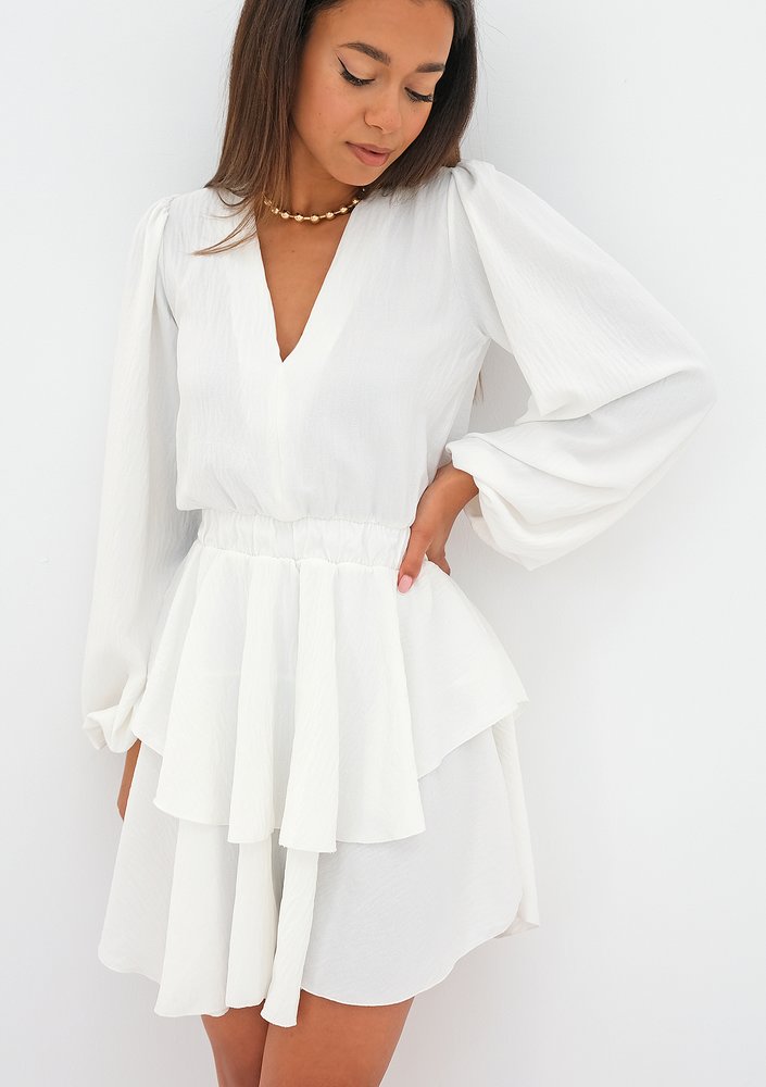 Mia - Sukienka boho Ecrue