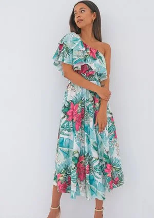 Jules - Sukienka midi Ruffles