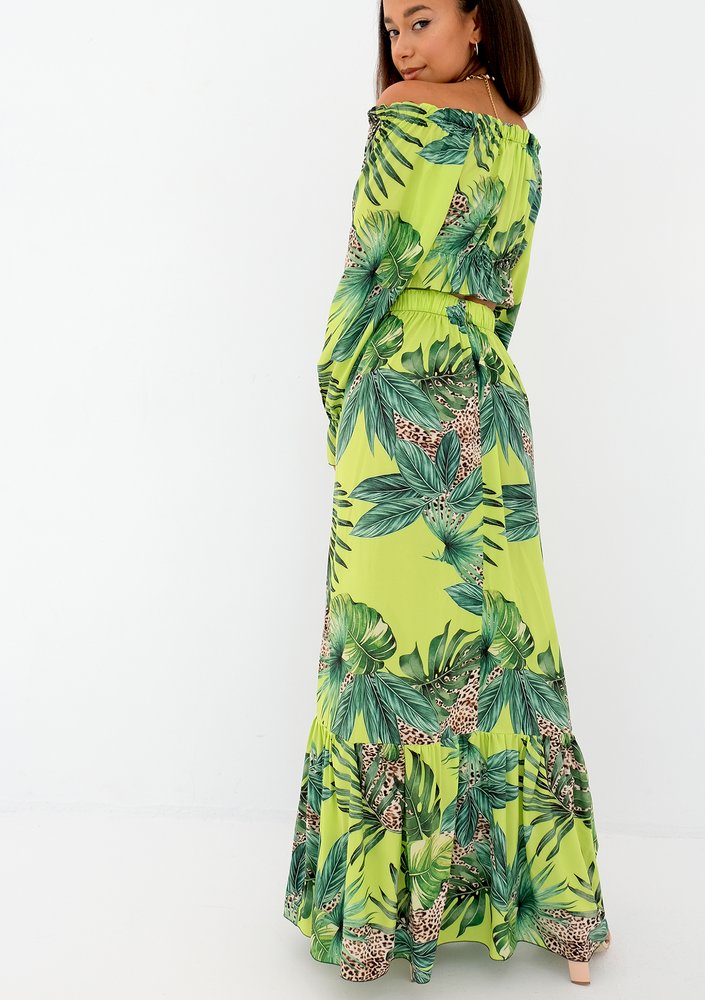 Felicia - Top Lime Print