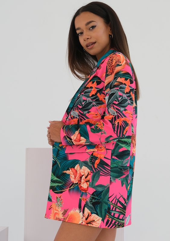 Chic - exotic pink blazer