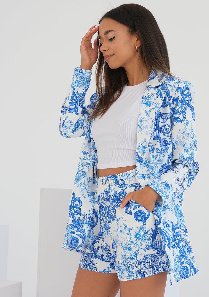 Chic - Marynarka Blue Print