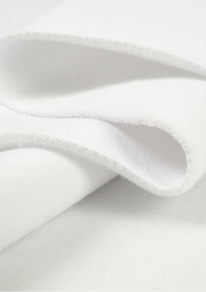 Sway - black oversize hoodie with a midi ecru