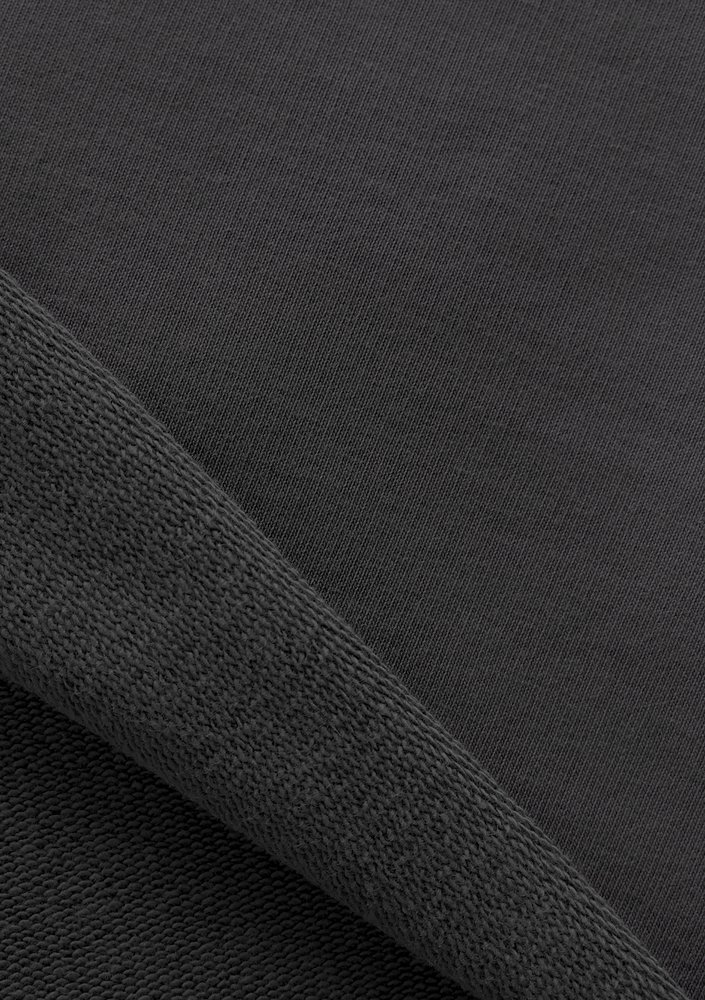 Oversize black hoodie with a logo