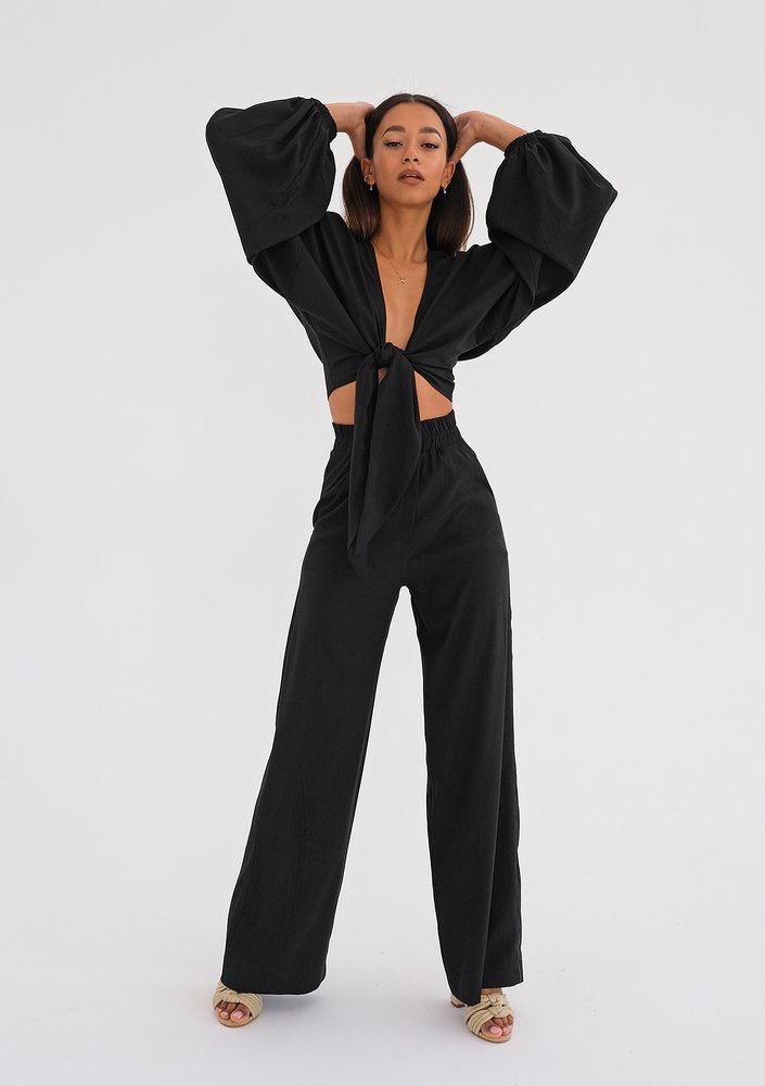 Kamari - Black tied top