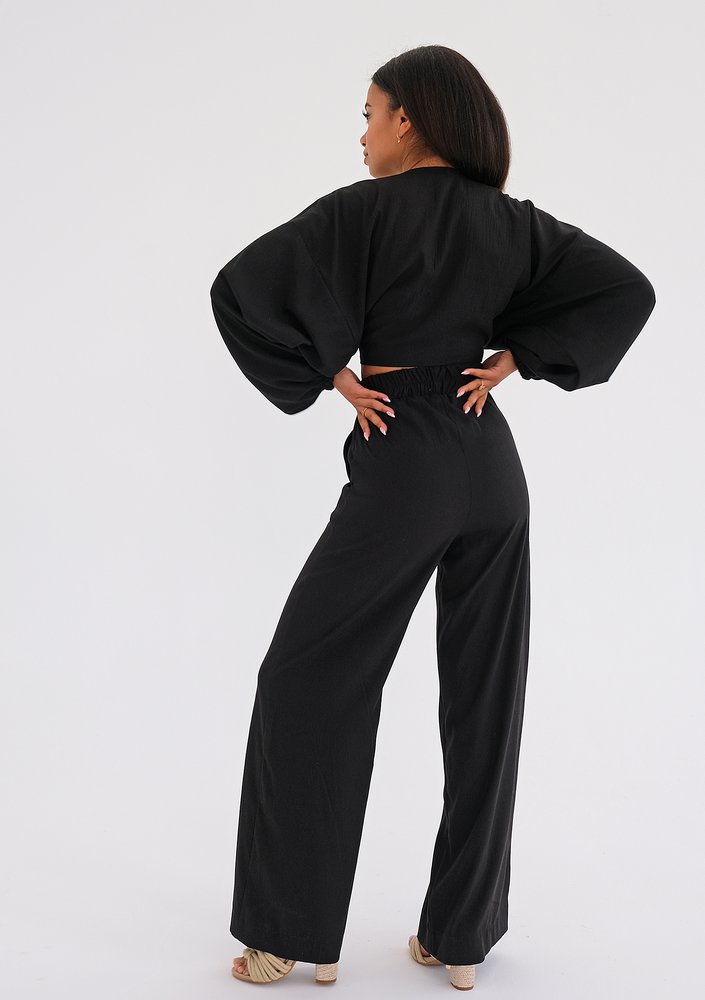 Kamari - Black wide pants