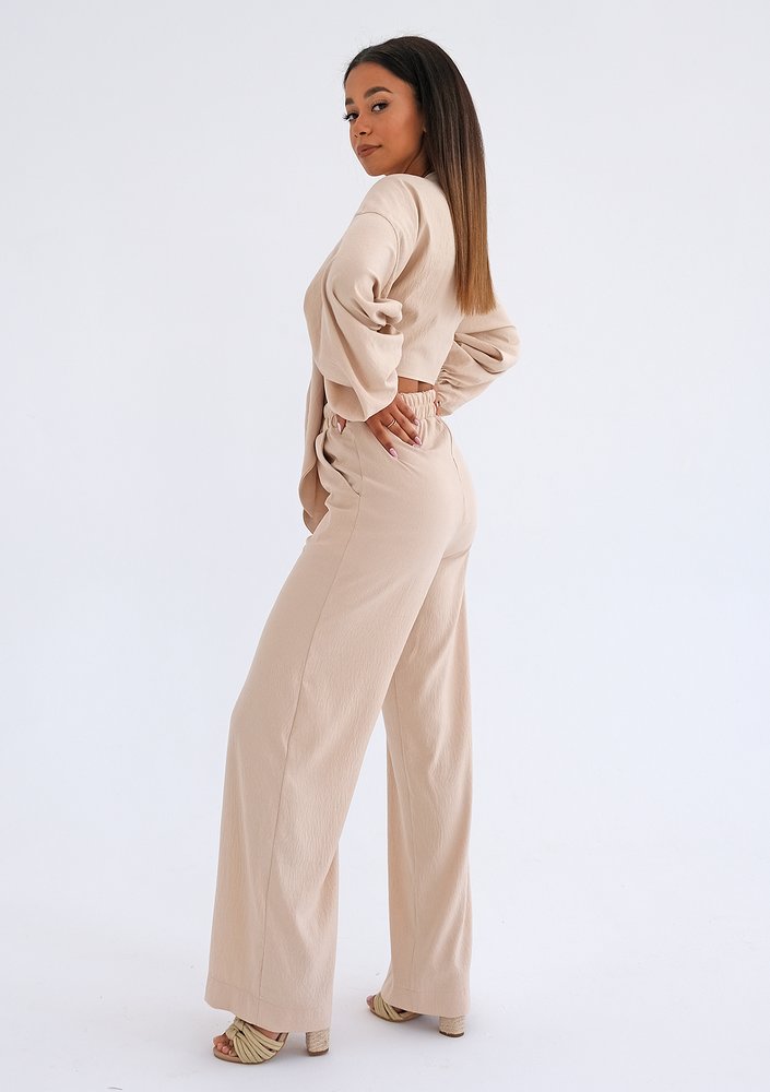 Kamari - Beige tied top