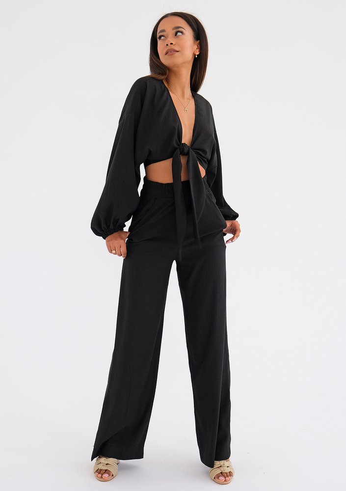 Kamari - Black wide pants