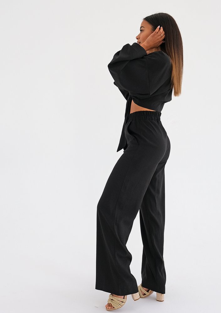 Kamari - Black wide pants