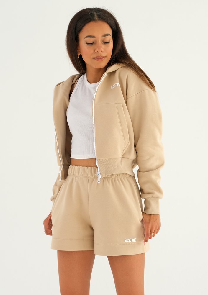 Kebi - Szorty dresowe Sand Beige