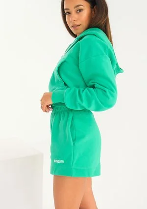 Pixie - Full zip lush green hoodie