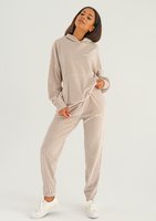 Pure - melange sandy velvet sweatpants