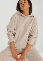 Pure - melange sandy velvet hoodie