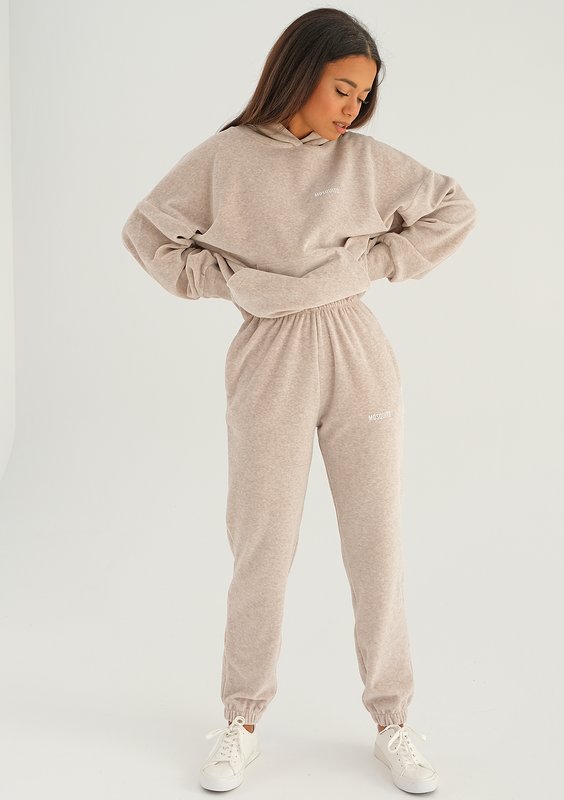 Pure - melange sandy velvet hoodie