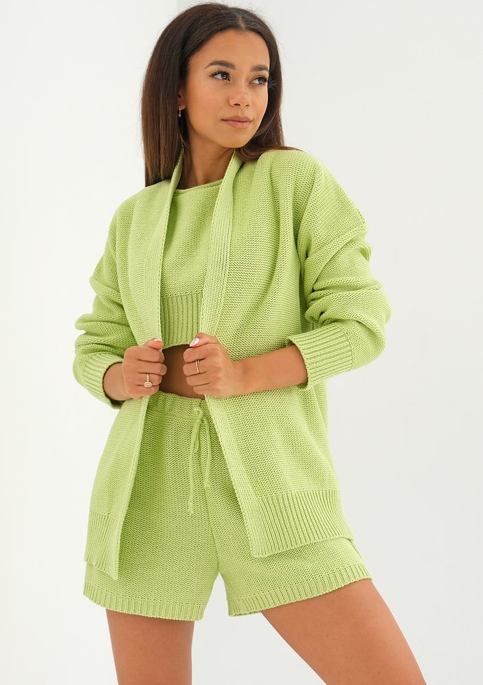 Hasme - Kardigan Limonkowy