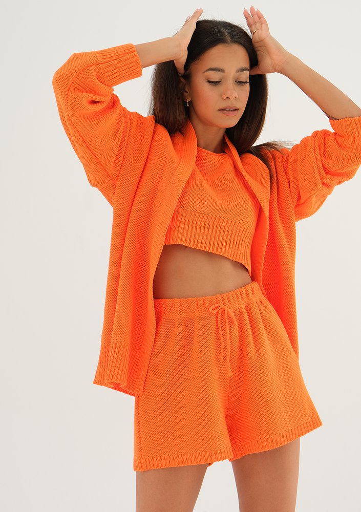 Hasme - Orange cardigan