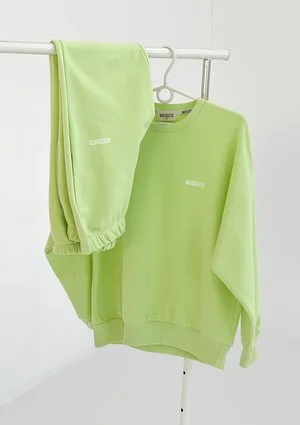 Pure - Spodnie dresowe Lime Green