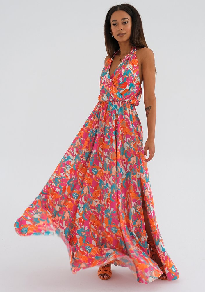 Ines - Colorful printed maxi dress