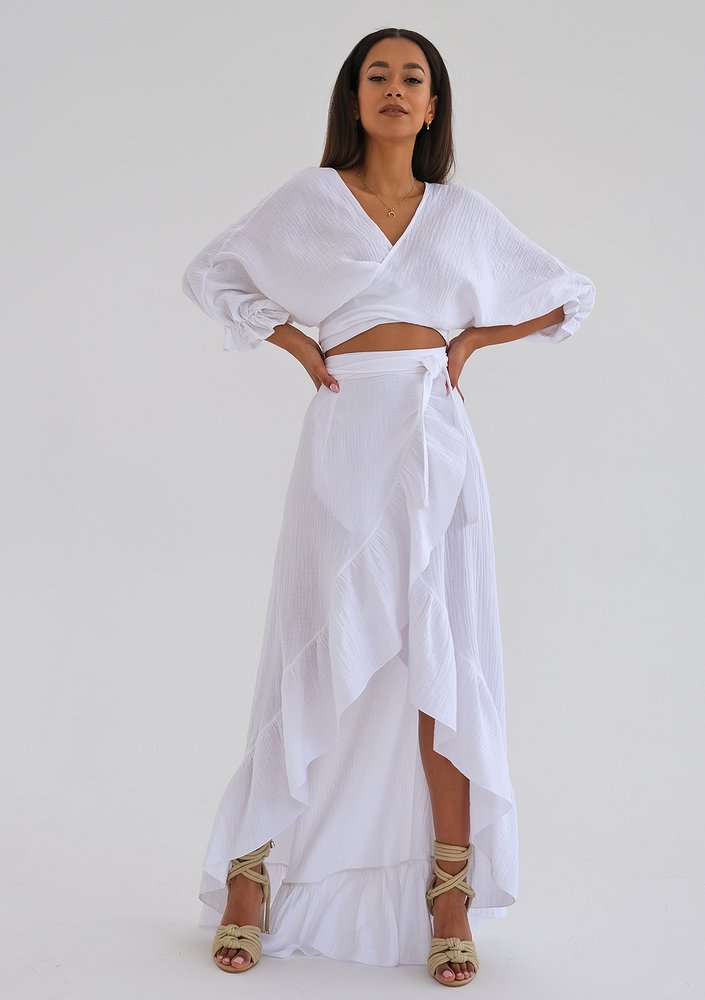 Omazi - White muslin top